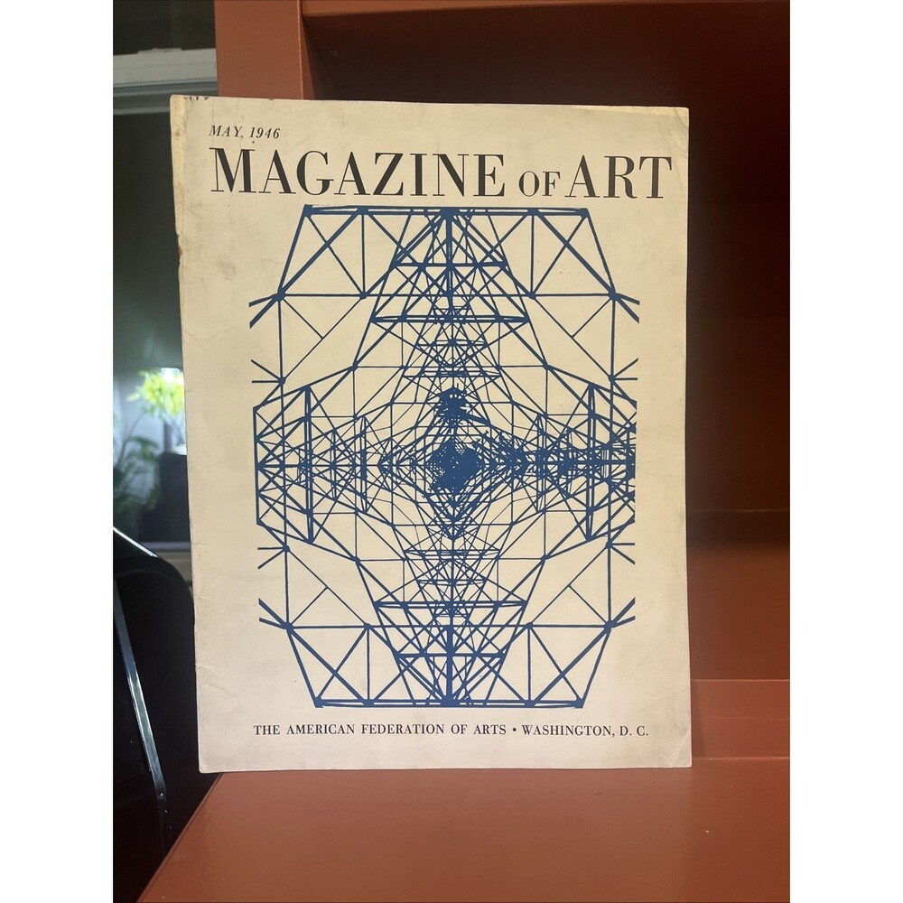 Vintage May 1946 MAGAZINE OF ART: The American Federation of Arts